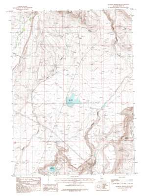 Morrow Reservoir topo map
