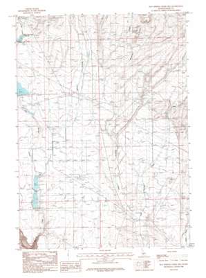 Hot Springs Creek Reservoir USGS topographic map 43115a4