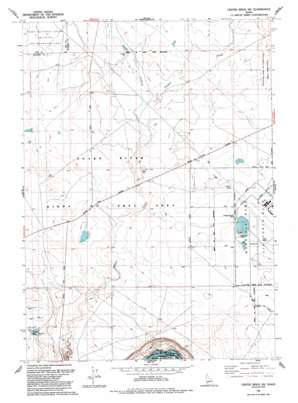 Crater Rings Sw USGS topographic map 43115a8