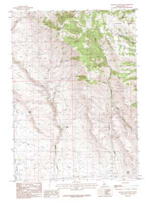 Bennett Mountain USGS topographic map 43115b4