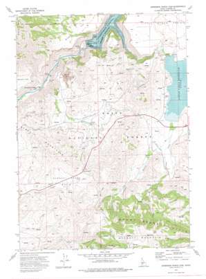 Anderson Ranch Dam USGS topographic map 43115c4
