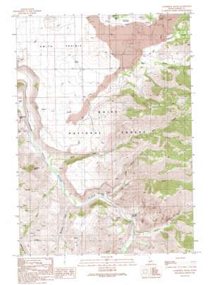 Cathedral Rocks topo map