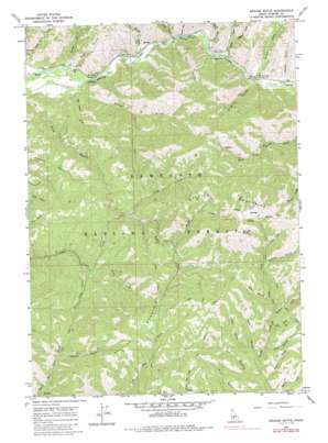Grouse Butte topo map