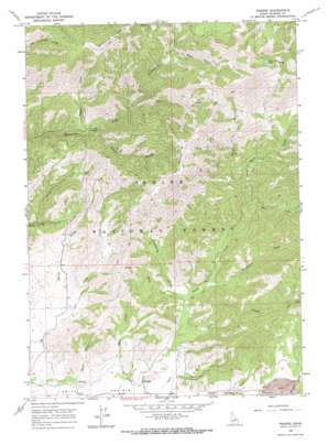 Prairie topo map