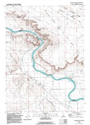 Jackass Butte USGS topographic map 43116a2