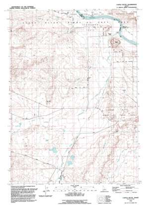 Castle Butte USGS topographic map 43116a3