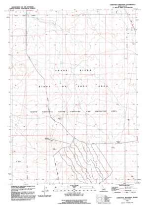 Christmas Mountain USGS topographic map 43116c2