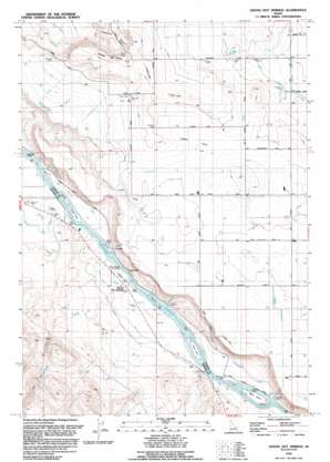 Givens Hot Springs topo map