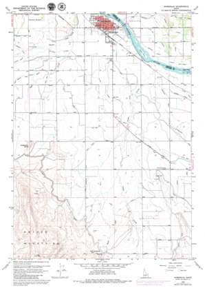 Homedale topo map