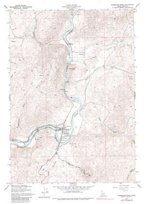 Horseshoe Bend topo map