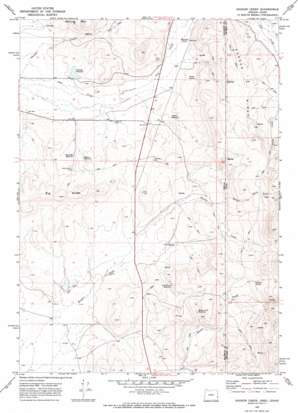 Hooker Creek USGS topographic map 43117a1