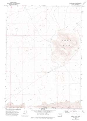 Saddle Butte USGS topographic map 43117a8
