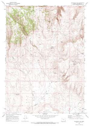 Mahogany Gap USGS topographic map 43117b2