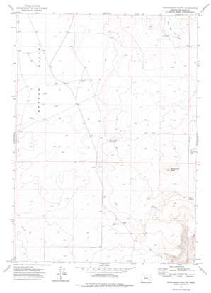 Sacramento Butte USGS topographic map 43117b7