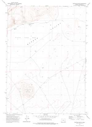 Mustang Butte USGS topographic map 43117b8