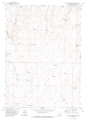 Copeland Reservoirs USGS topographic map 43117d6