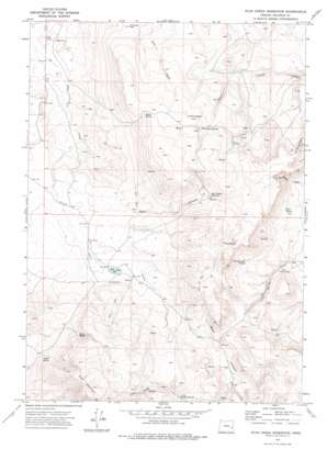 Star Creek Reservoir USGS topographic map 43117d8