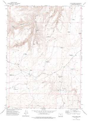 Alder Creek topo map