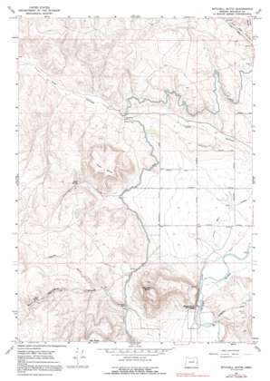 Mitchell Butte topo map