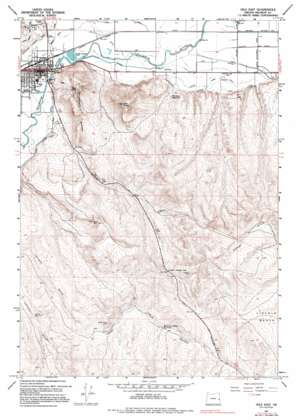 Vale East topo map