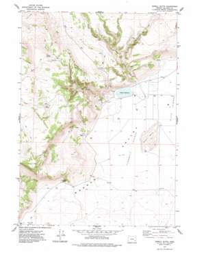Dowell Butte topo map