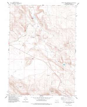 South Fork Reservoir topo map