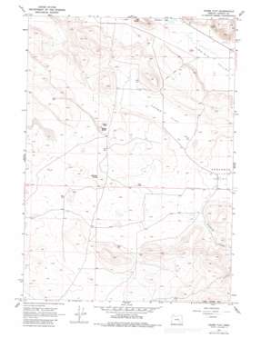 Adobe Flat USGS topographic map 43118b5