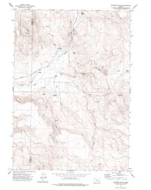 Mcewen Butte topo map