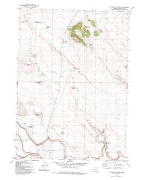 Palomino Buttes topo map