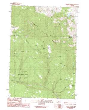 Whiskey Mountain USGS topographic map 43119h4