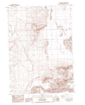 Alkali Buttes topo map