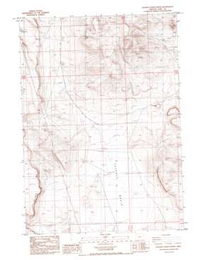Poverty Basin North USGS topographic map 43120a2