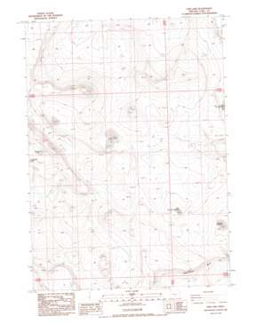 Poverty Basin North USGS topographic map 43120a3