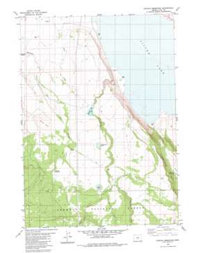 Duncan Reservoir topo map