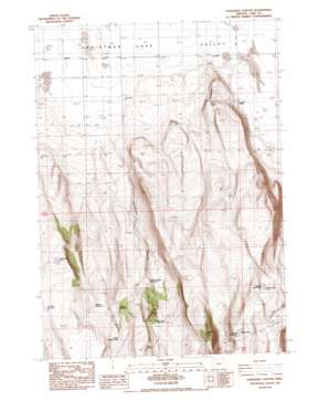 Fandango Canyon USGS topographic map 43120b5