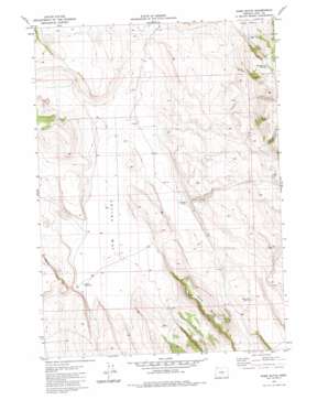 Rams Butte topo map