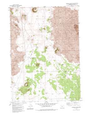 Hogback Butte USGS topographic map 43120d7