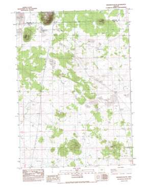 Frederick Butte USGS topographic map 43120e4