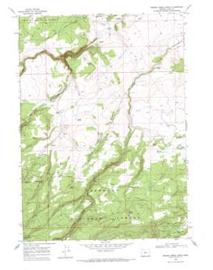 Bridge Creek Draw USGS topographic map 43121a2