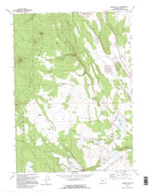 McCarty Butte USGS topographic map 43121b2