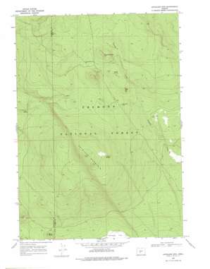 Antelope Mountain USGS topographic map 43121b3