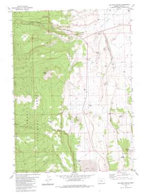 McCarty Butte USGS topographic map 43121c2