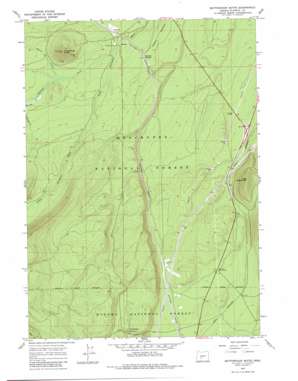 Muttonchop Butte USGS topographic map 43121c7