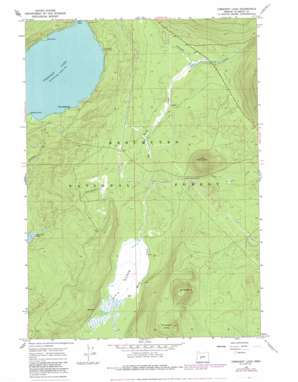 Crescent Lake USGS topographic map 43121d8