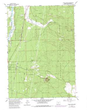 Finley Butte topo map