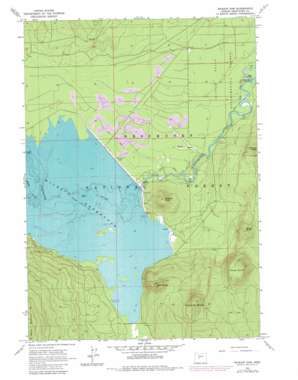 Wickiup Dam USGS topographic map 43121f6
