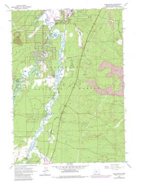 Benham Falls USGS topographic map 43121g4