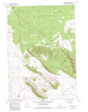 Horse Ridge USGS topographic map 43121h1