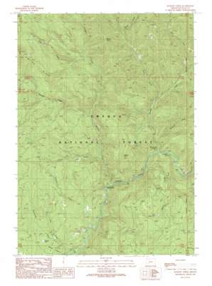Dumont Creek topo map