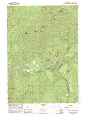 Illahee Rock USGS topographic map 43122c5